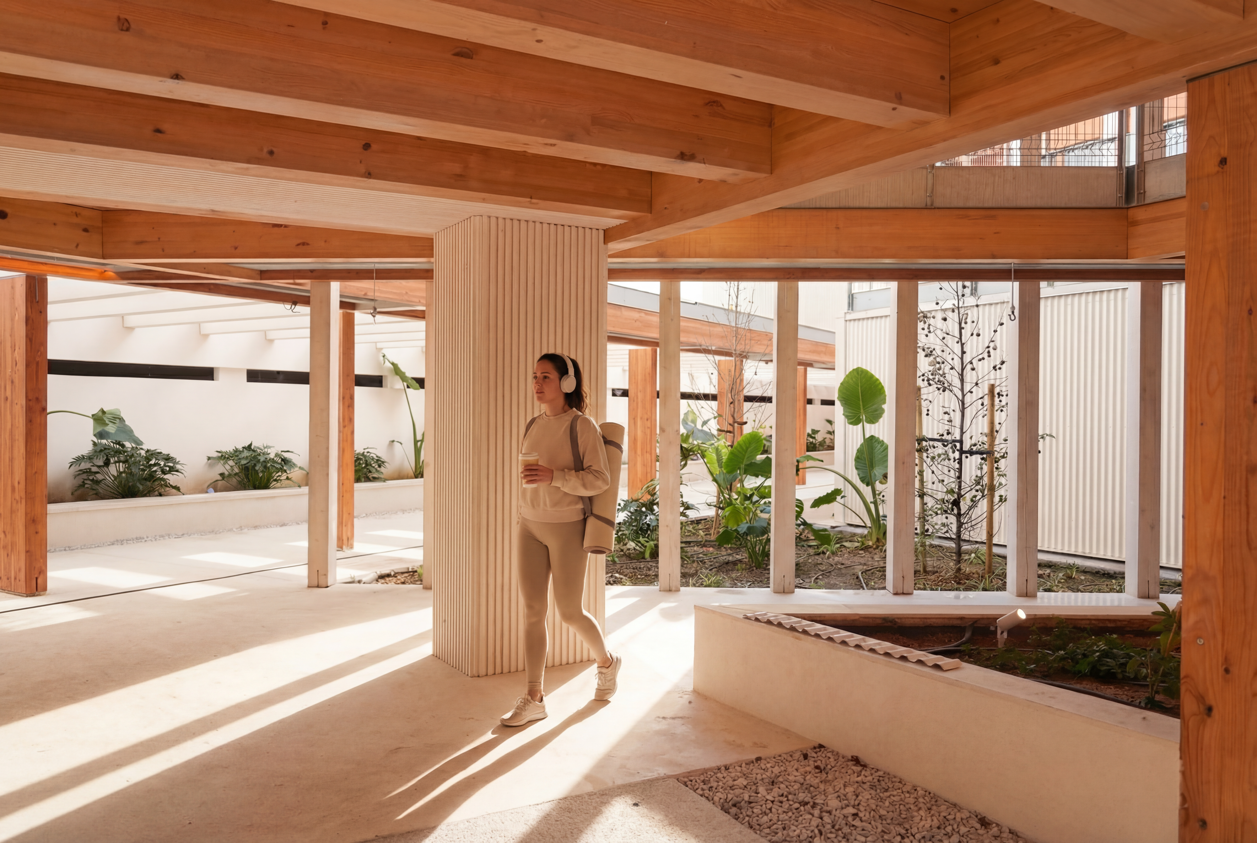 chica Yogui zonas comunes